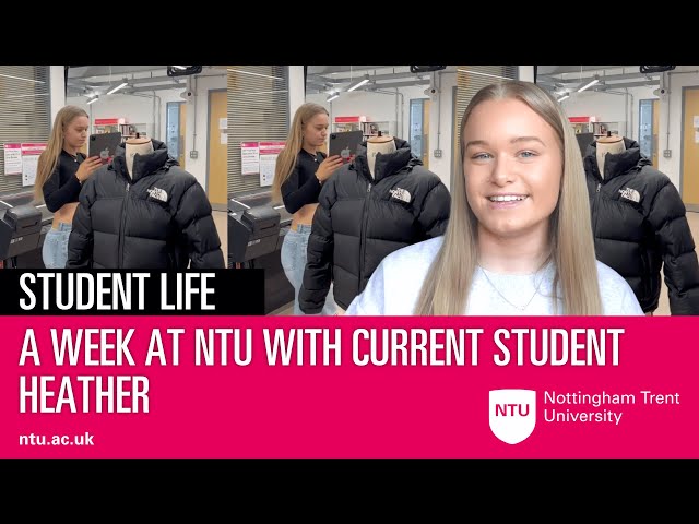 Spend a week at Nottingham Trent University with me | Heather's #StudentVlog