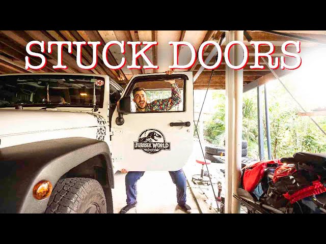 HOW TO REMOVE STUCK JEEP JK DOORS