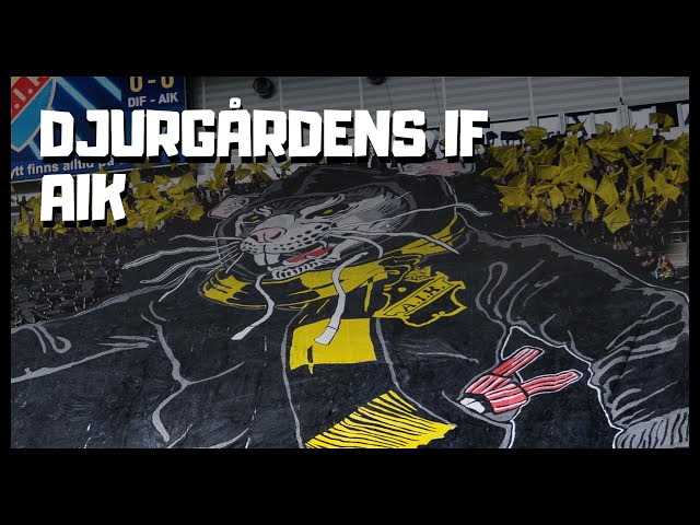 Djurgårdens IF - AIK | Marschering, Tifo, matchen avbruten | 2024