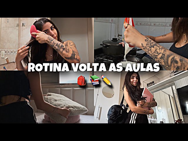 ROTINA VOLTA AS AULAS