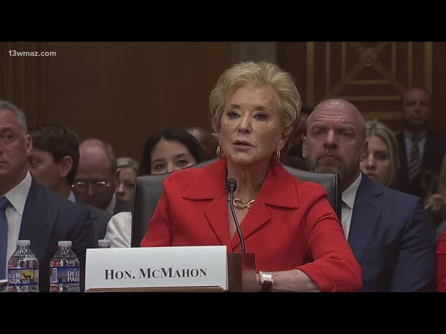 WATCH NOW: Leaders issue response to Linda McMahon's Senate confirmation hearing