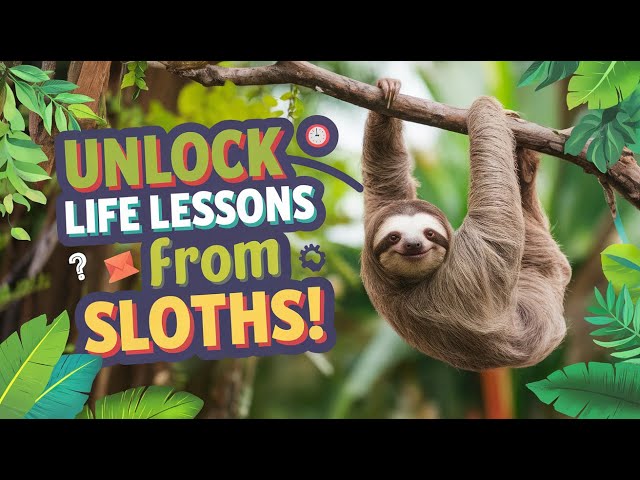 🦥 🐌What's the REAL Secret to Sloths' Relaxed Lifestyle? #podcast #sloth