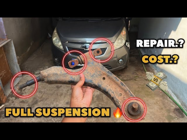 Car के Full Suspension repair में क्या क्या होता है 🔥| Chevrolet Beat ✅