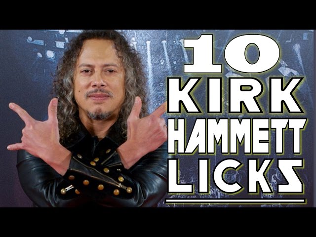 10 Kirk Hammett Licks You Must Know - Guitar Lesson with Full Tabs