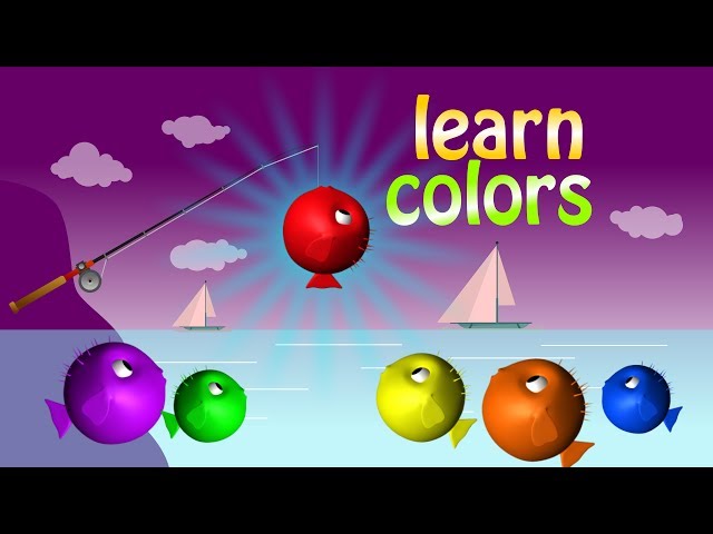 Learn Colors with Colorful Cute Fish - Video Edukasi Anak Indonesia