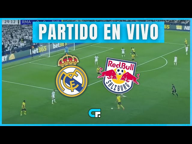 ⚪ Real Madrid vs Salzburgo En Vivo 🏆 Champions League 🚨 Juega Kylian Mbappe