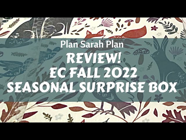 REVIEW! 2022 Fall Seasonal Surprise Box from Erin Condren