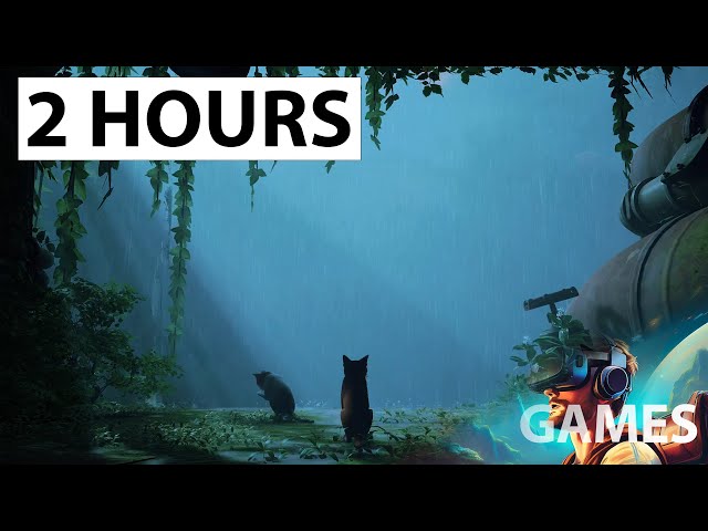 VRGameplay | Stray | 2 Hours of Cats and Rain