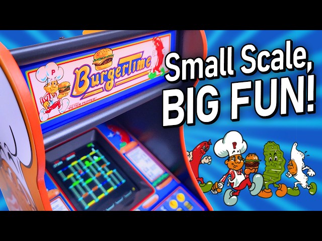 Burger Time Quarter-Scale Arcade Review | Numskull Quarter Arcades