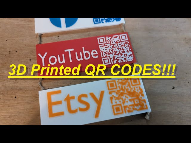 3D Printing QR Codes