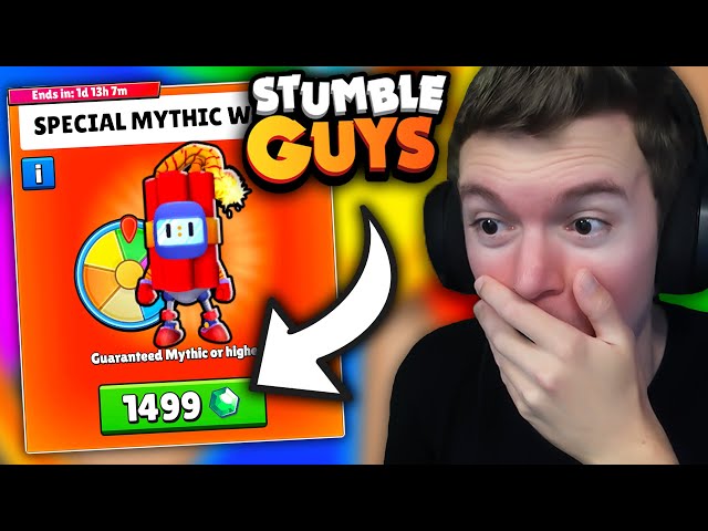 SPINNING *EXPENSIVE* SPECIAL MYTHIC ONLY WHEEL IN STUMBLE GUYS!