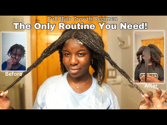 DO THIS IF YOUR HAIR WON'T GROW FOR GUARANTEED HAIR GROWTH| full Washday Routine + Growth Regimen