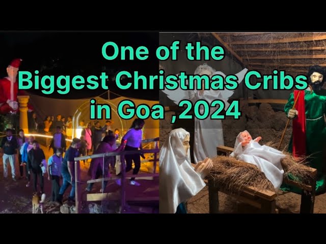 One of the Biggest Christmas Cribs in Goa, Fatorda 2024 #christmascribs #christmas #fatorda #cribgoa