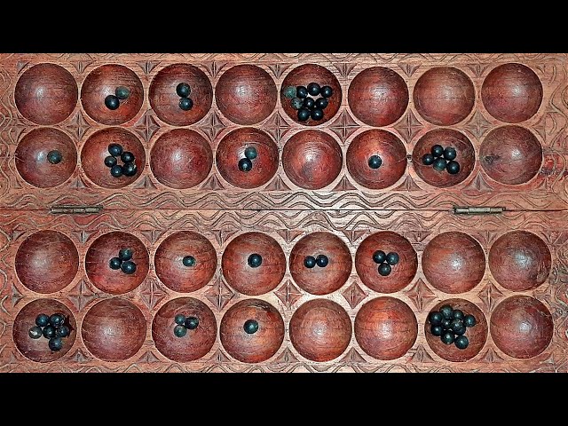 How to play omweso/igisoro African mancala game