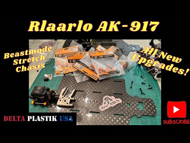 Rlaarlo Ak-917 Beast Mode Stretch chassis and New Aluminum Upgrades!