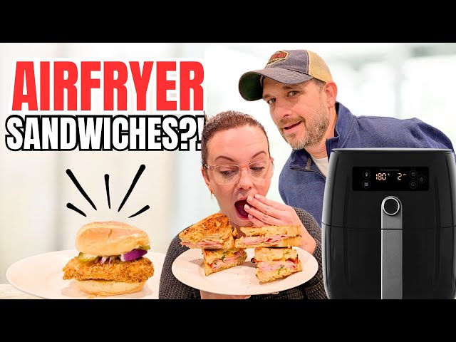 The BEST 3 Air Fryer Sandwich Recipes Ever?! (Taste Test!)