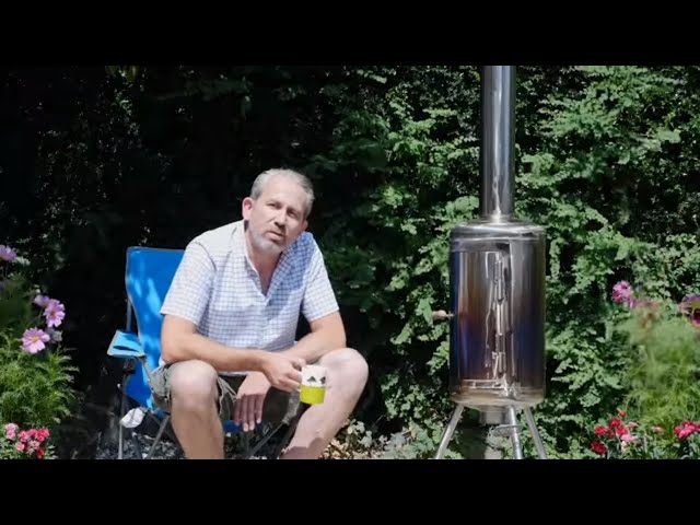 How to Make a Garden Heater - Upcycling Projects