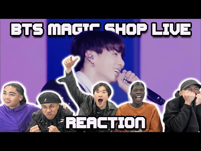 OUR FIRST TIME WATCHING BTS MAGIC SHOP LIVE