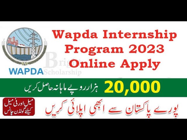 How to Apply for Wapda Internship 2023