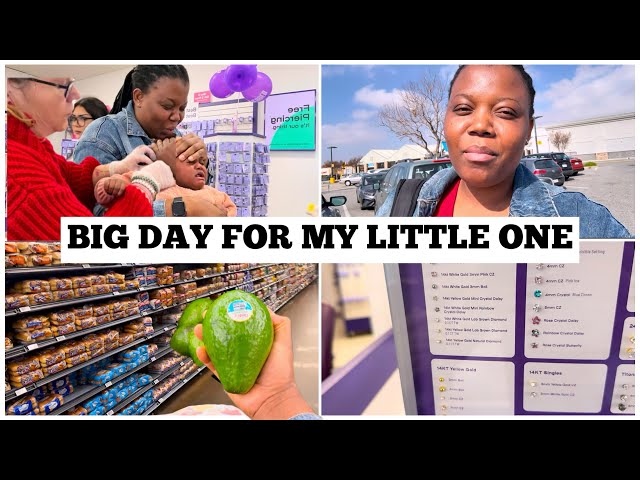 An Emotional Outing: Piercing My Baby’s Ear ! Pierced My Heart ❤️Found Nigerians Avocado at Walmart.