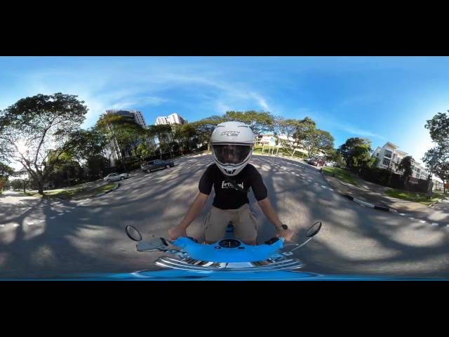 360 cam on vespa