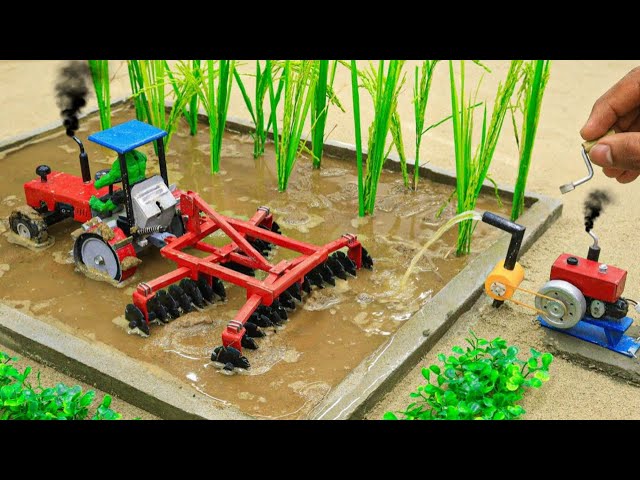 top most creative diy tractor plough machine science project of sano creator