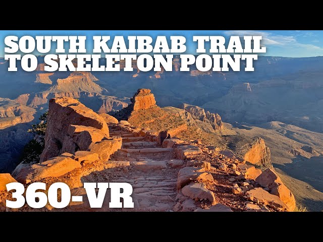 Hike the South Kaibab Trail to Skeleton Point - 360° VR Video