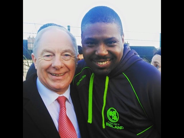 I AM Network- IRELAND| Sports Minister Michael Ring & Ingram Jones in Cricket Nets