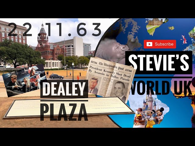 DEALY PLAZA DALLAS TEXAS - FULL SITE TOUR OF JFK’S ASSASSINATION SIXTY YEARS LATER