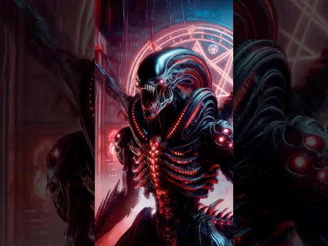 "Xenomorph Death Lord" - Demonic Cyborg Version #xenomorph #demon