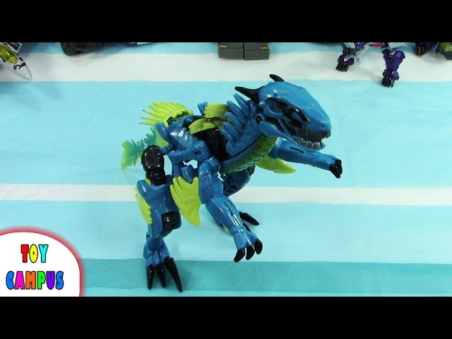 Dinobot Slash Transformers Age of Extinction | Dinosaur Velociraptor | ToysReview ToyCampus