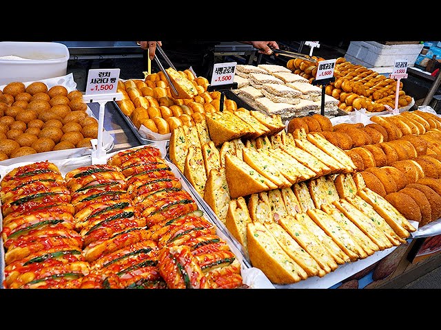 Best Korean street food masters in night market !! Delicious food video. TOP 23 / korean street food