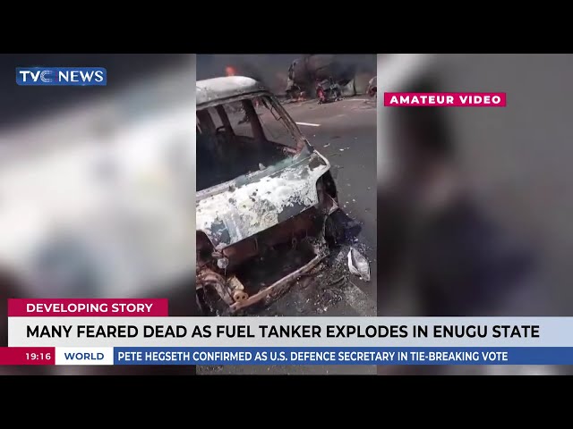 Many Feared Dead As Fuel Tanker Explodes In Enugu State