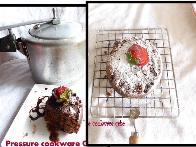 Eggless cake in pressure cookware Super spongy and soft with special guest Feedback