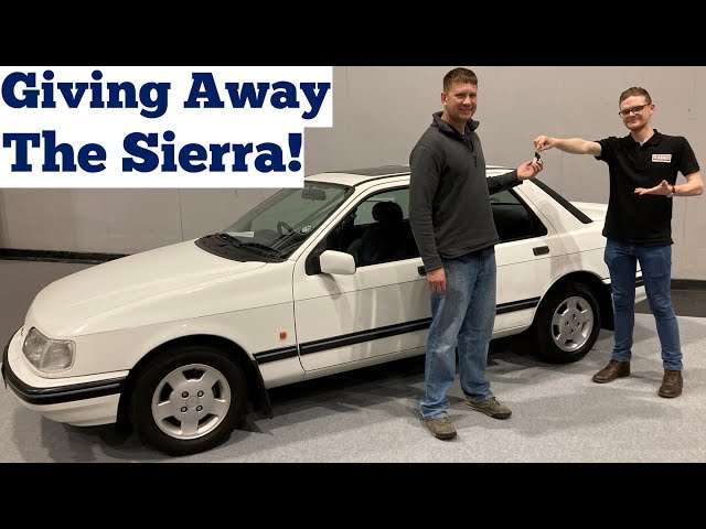 GIVING AWAY Our Ford Sierra At The NEC Classic Motor Show