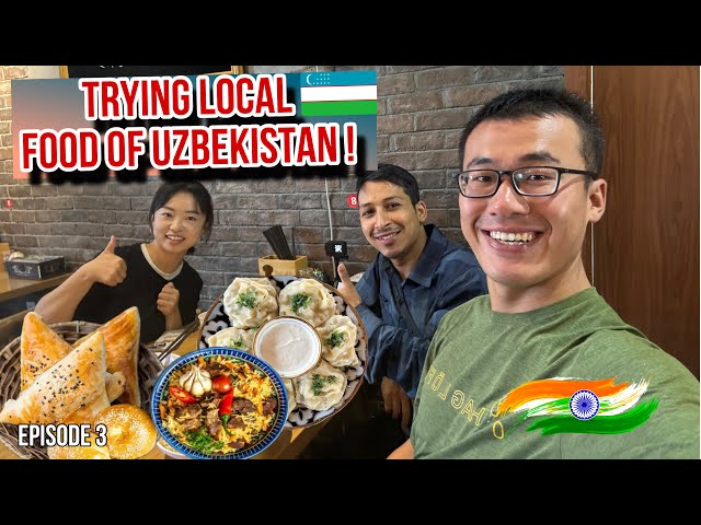 Trying National Foods of Uzbekistan  |Uzbekistan Famous food | Indian in Uzbekistan 🇺🇿