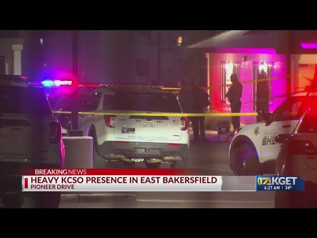 Heavy KCSO presence on Pioneer Drive in East Bakersfield