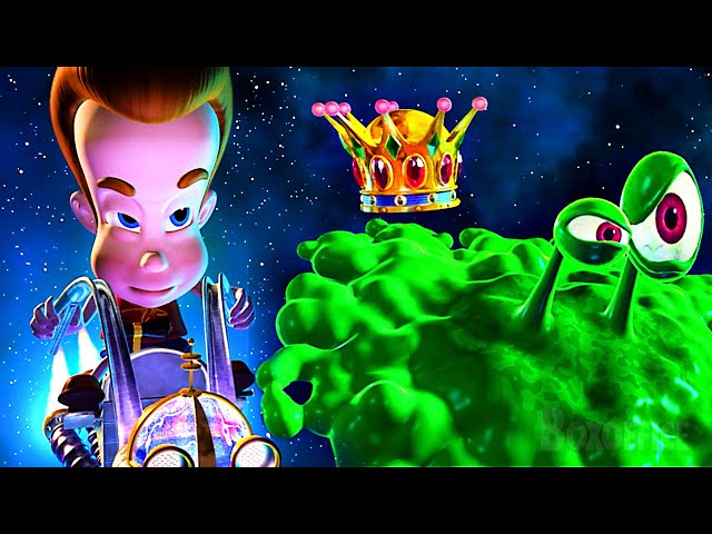 Jimmy Neutron blows up alien spaceships