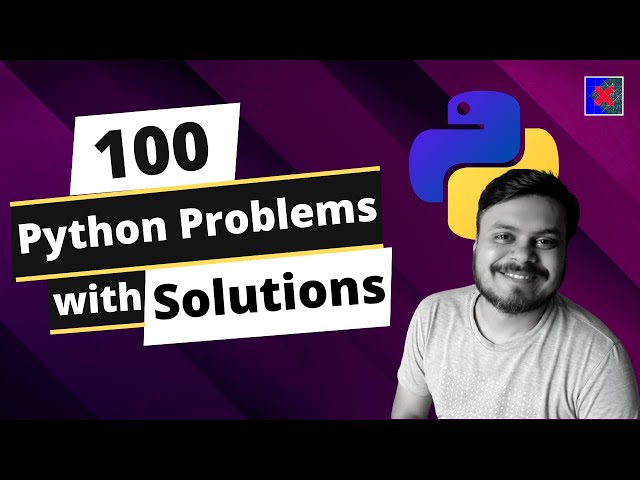 100 Python Problems with Solutions for Beginners | Most Common Python Programs for Practice