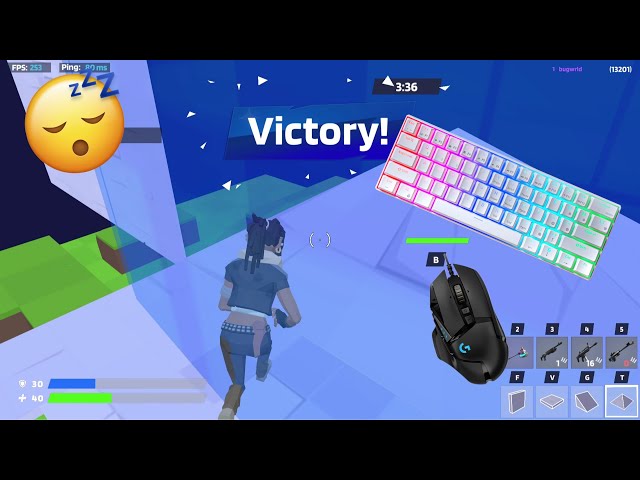 [4K] 1v1.LOL Zonewars ASMR 😴 Keyboard Sounds