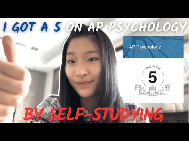 how to self study and get a 5 on AP Psychology