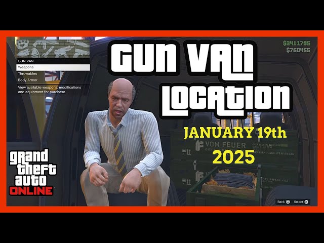 Gun Van Location Today | JANUARY 19th 2025 | GTA 5 ONLINE | *BRAND NEW* EL STRICKLER IN STOCK