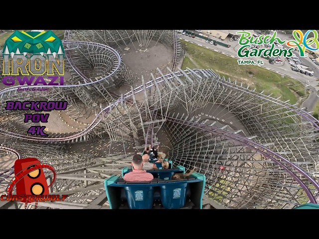 Iron Gwazi Backrow P.O.V Busch Gardens Tampa