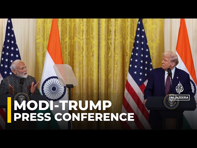 Trump and Modi announce ‘framework’ to strengthen US-India bond