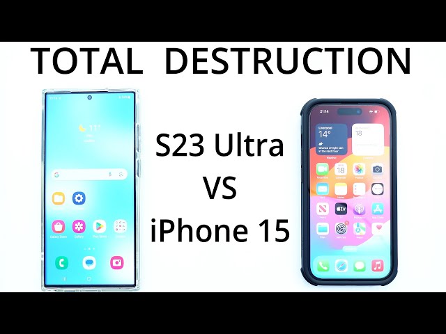 S23 Ultra VS iPhone 15 External USB-C SSD Speed Test