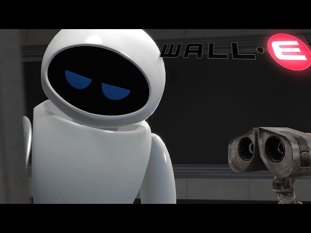 Wall-E pizza party gone wrong [Wall-E 3D Animation]