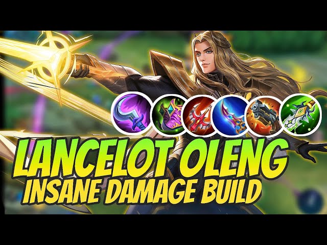 LANCELOT GAMEPLAY INSANE  DAMAGE BUILD - MLBB