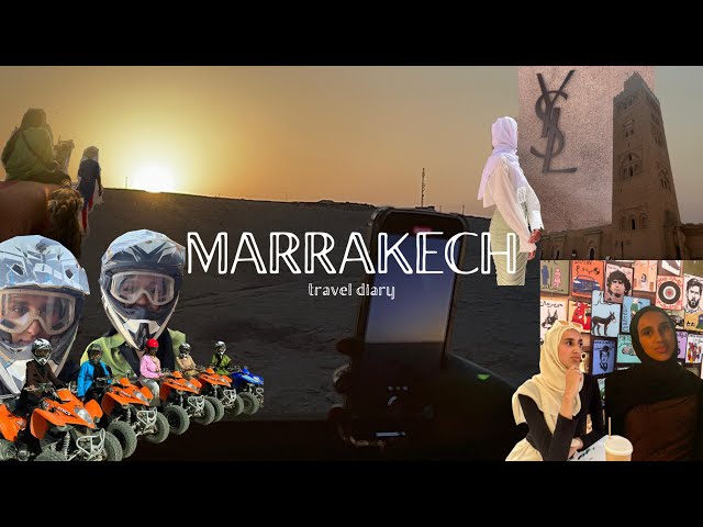 VLOG | COME WITH US TO MARRAKECH, MOROCCO 🇲🇦 | Agafay camp, YSL,  Ouzoud and more | travel diary