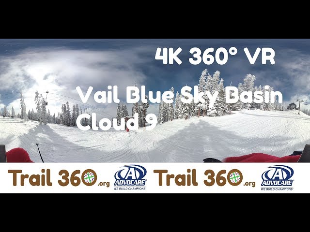 Vail Blue Sky Basin Cloud 9-Trail 360