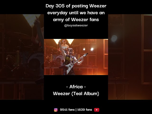 Day 305 of posting Weezer everyday for the boys to create an army